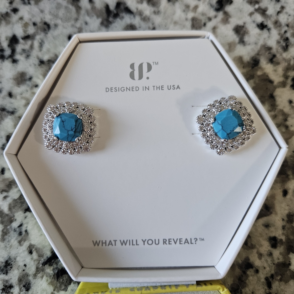 Bomb Party OG Turquoise Magnesite Earrings